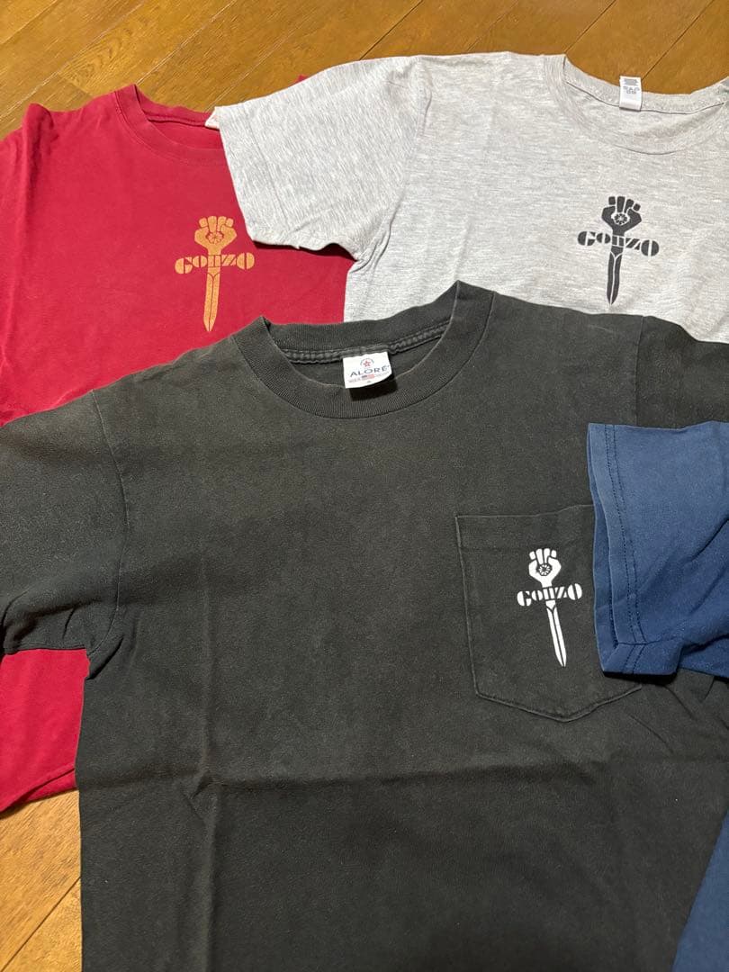 ジョニーデップ着用Tシャツ5枚セットgonzoキースリチャード　ヴィンテージ古着