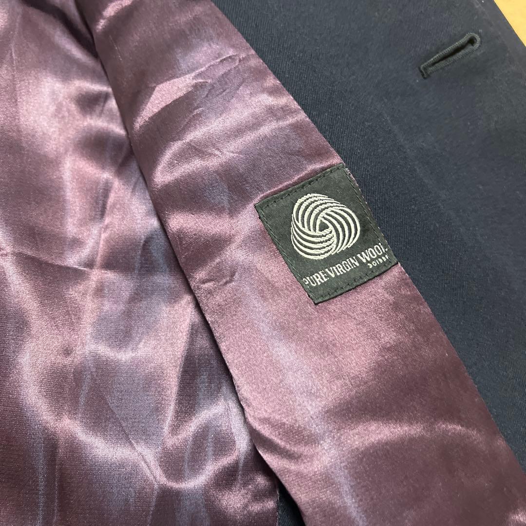 Aquascutum ネイビー チェスターコート