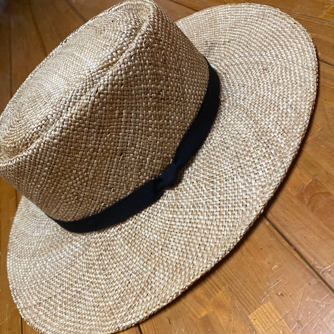 田中帽子店　カンカン帽　ハンナ　バオ草　ポークパイ型　軽量