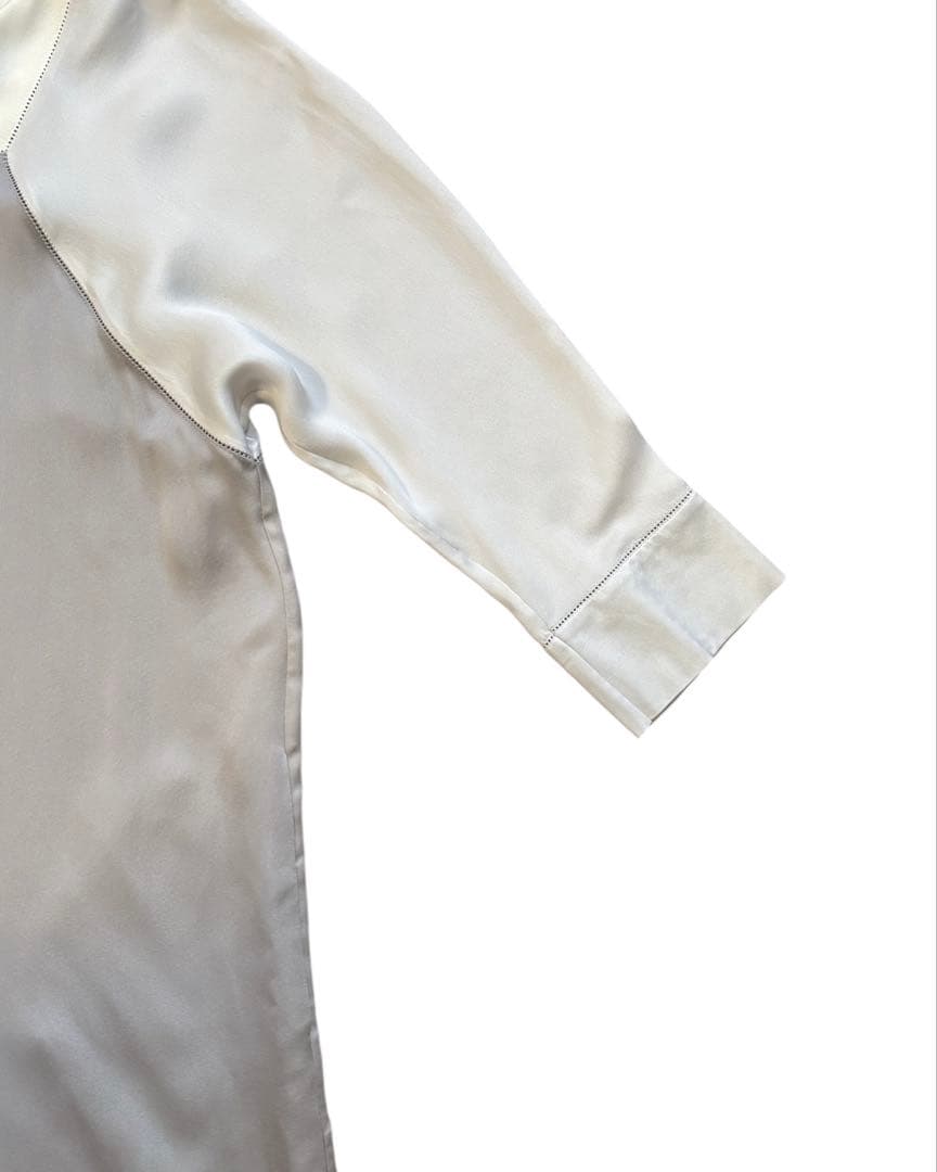 d*3様 【GIORGIO ARMANI】美品！チュニック　長袖　グレー　42サ