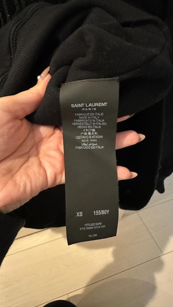 サンローラン ラグランスウェットシャツ