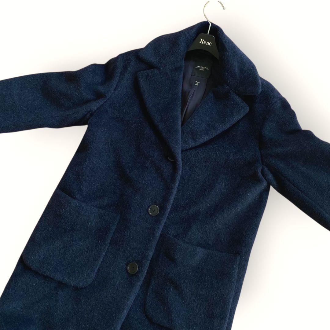 マックスマーラ WEEKEND MaxMara コートロング シャギーアルパカ混