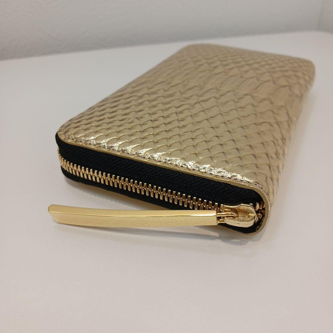【池田工芸】オールゴールドパイソン ミリオンウォレット 100万円専用長財布