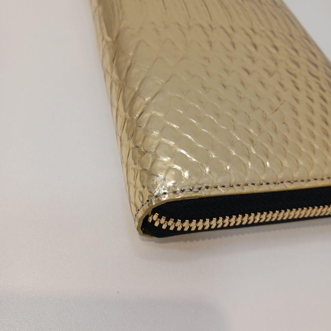 【池田工芸】オールゴールドパイソン ミリオンウォレット 100万円専用長財布