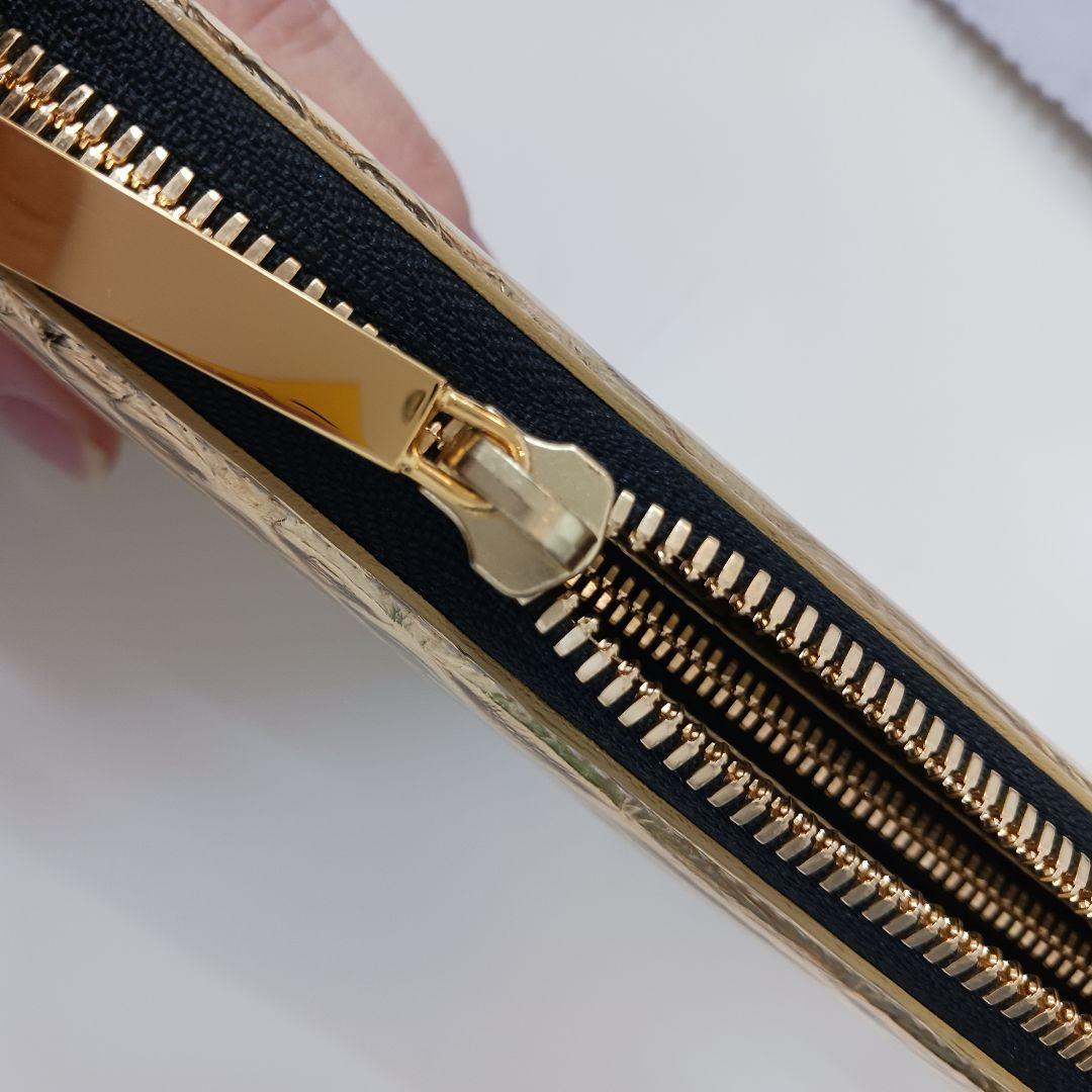 【池田工芸】オールゴールドパイソン ミリオンウォレット 100万円専用長財布