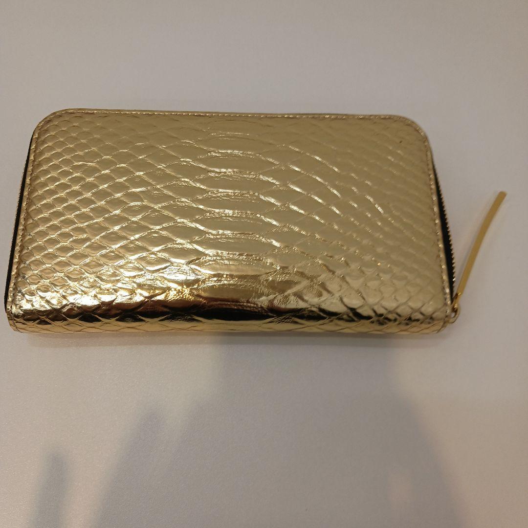 【池田工芸】オールゴールドパイソン ミリオンウォレット 100万円専用長財布