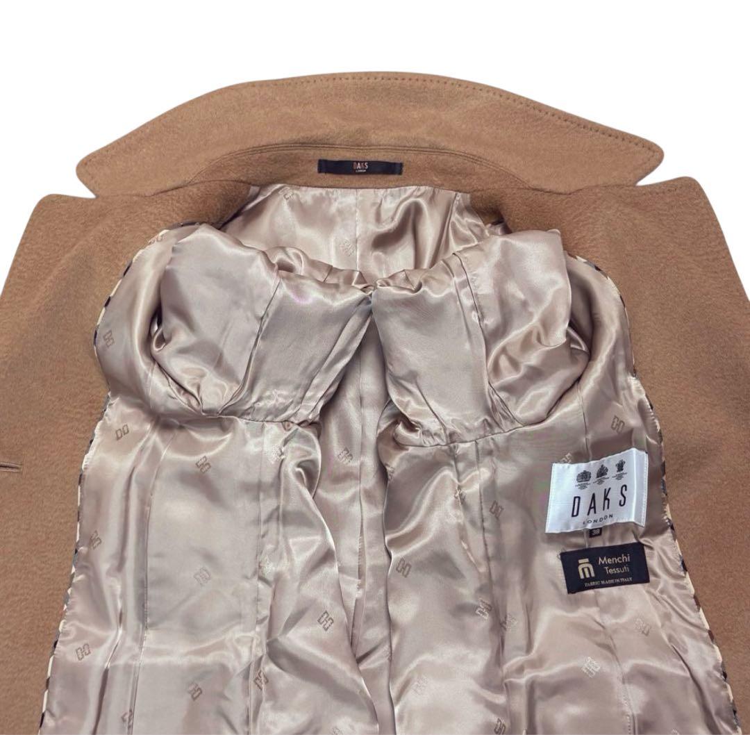DAKS イタリア製生地　ラクダ毛100% キャメルヘアー　ジャケットコート