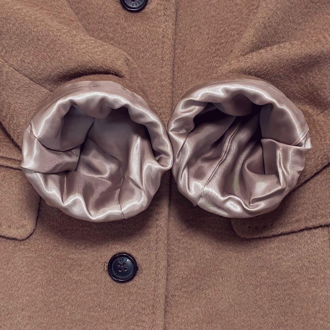 DAKS イタリア製生地　ラクダ毛100% キャメルヘアー　ジャケットコート