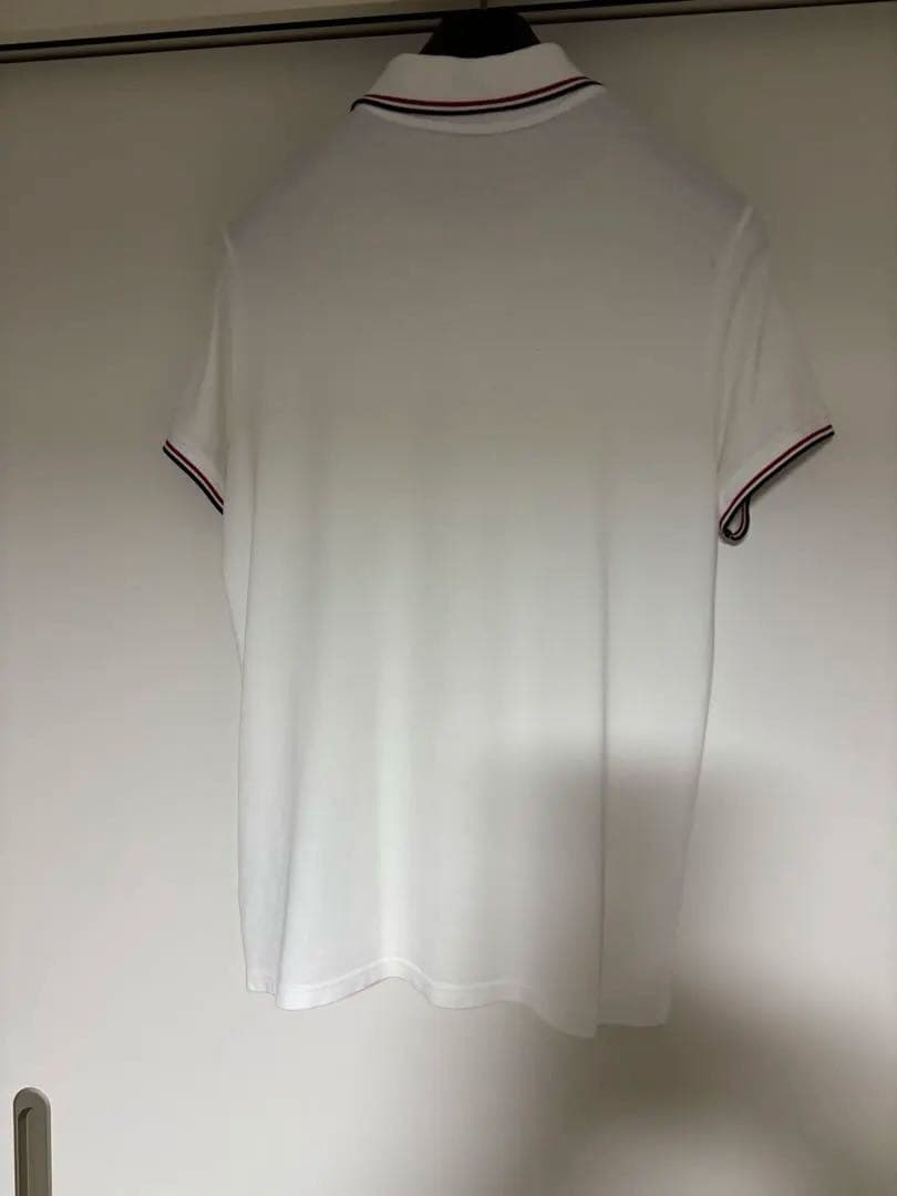 (超美品)MONCLER ホワイト ポロシャツ
