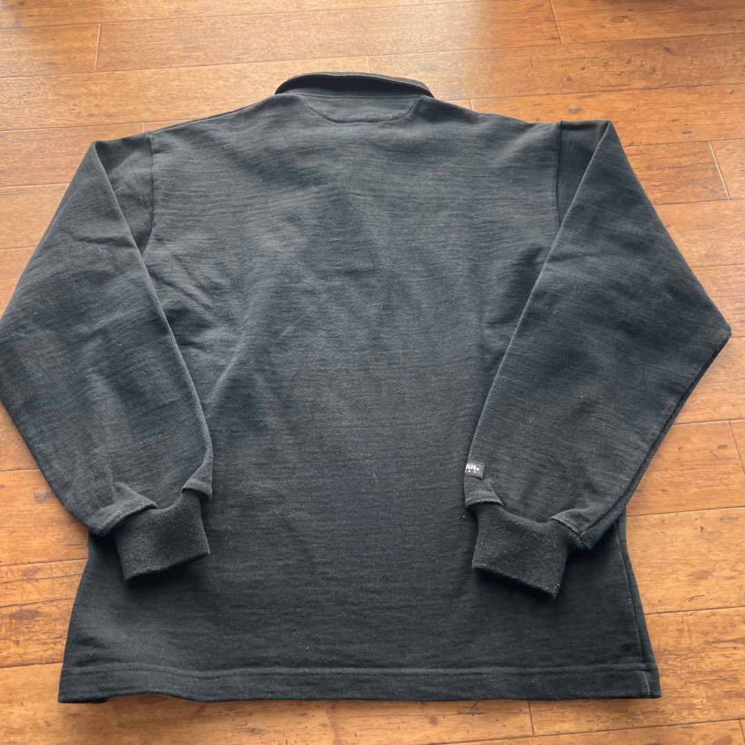 BARBARIAN ラガーシャツ M ブラック