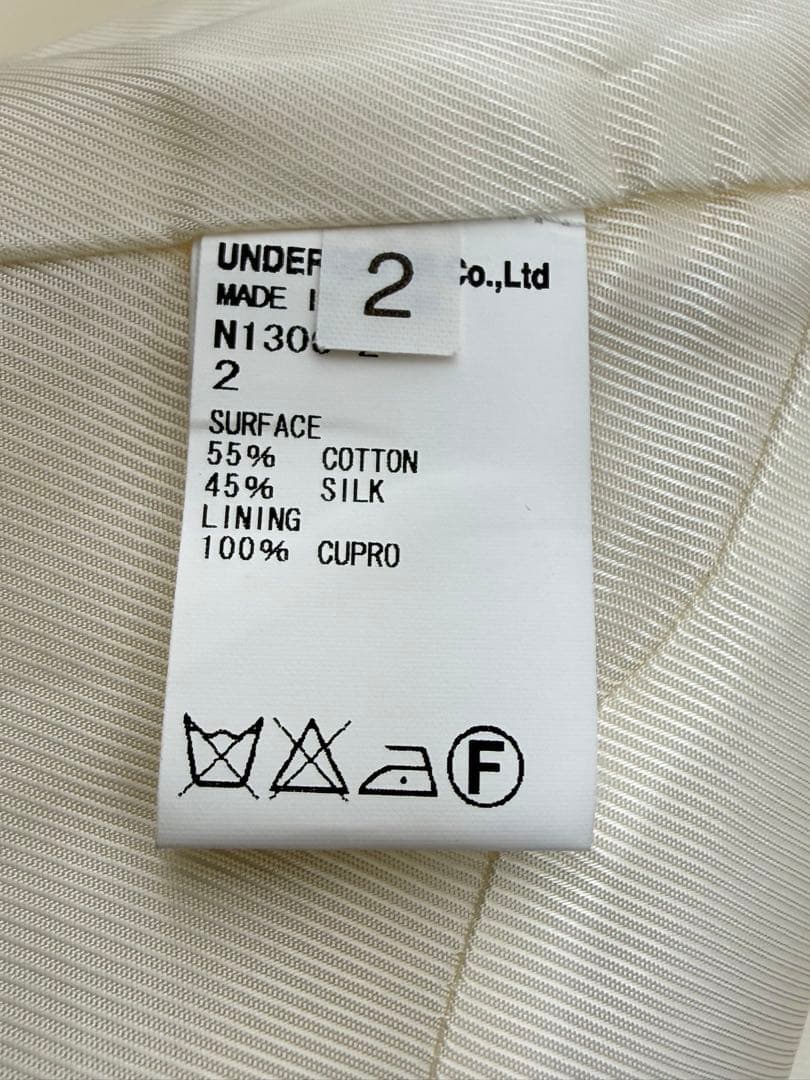 アンダーカバー デザインウールロングコート