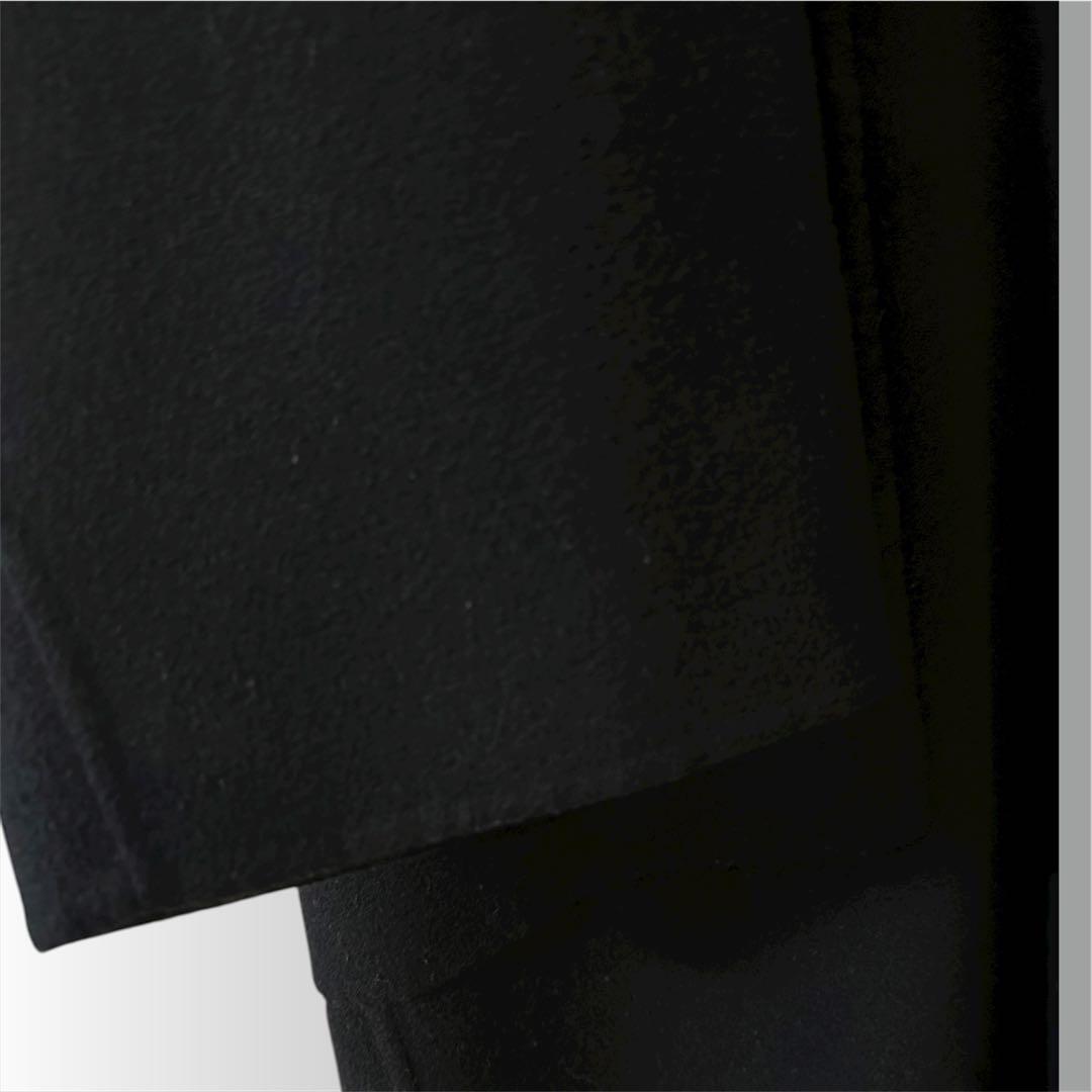 スローブイエナ HAMILTONダブルフェイスウールチェスターコート　ネイビー