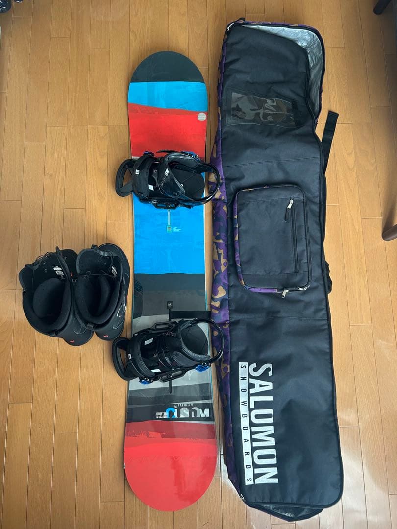 スノーボード　Burton custom 3点セット