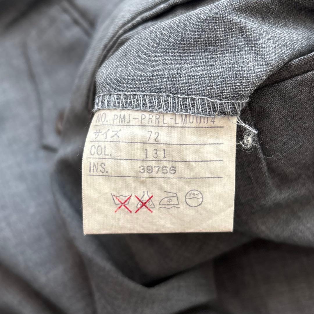 【希少】ポロバイラルフローレン メンズスーツ グレー 金ボタン S ダブル