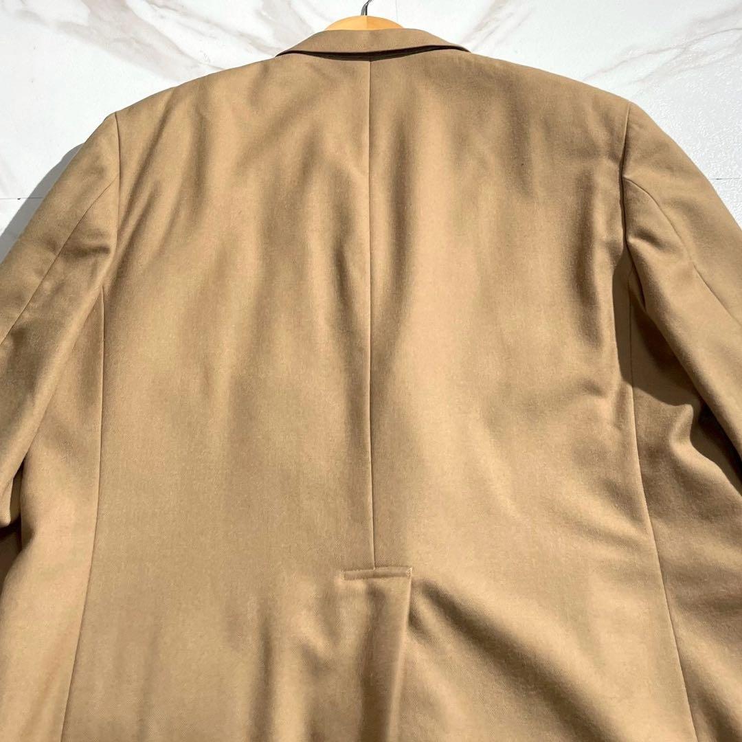 【美品】ジェイプレス ブレザー 金ボタン ペピンメリノ ペイズリー柄 キャメル