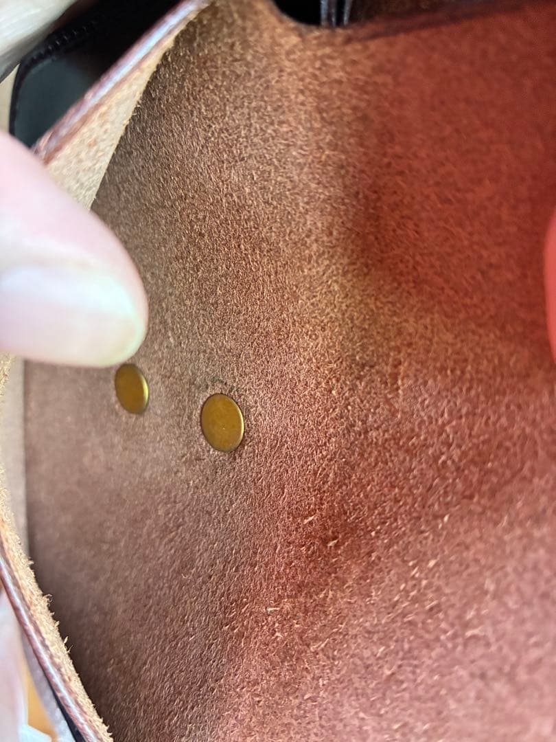 箱無し価格　6T leather works 二つ折り財布