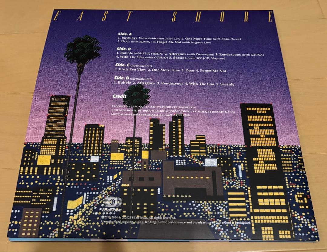 【２枚組/限定盤】Bronze/East Shore,EBT00019,永井博