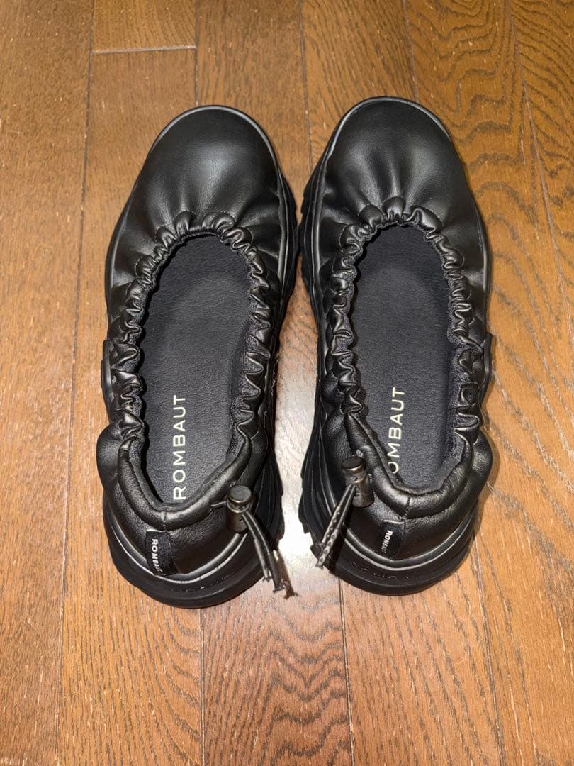 ROMBAUT ボッカチオ II オーラフューチャースニーカー 38 ブラック