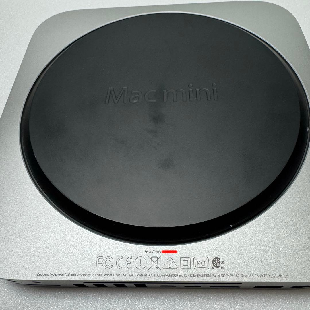 ミニPC Mac mini Late 2014 (1.4GHz/4GB/SSD256GB)