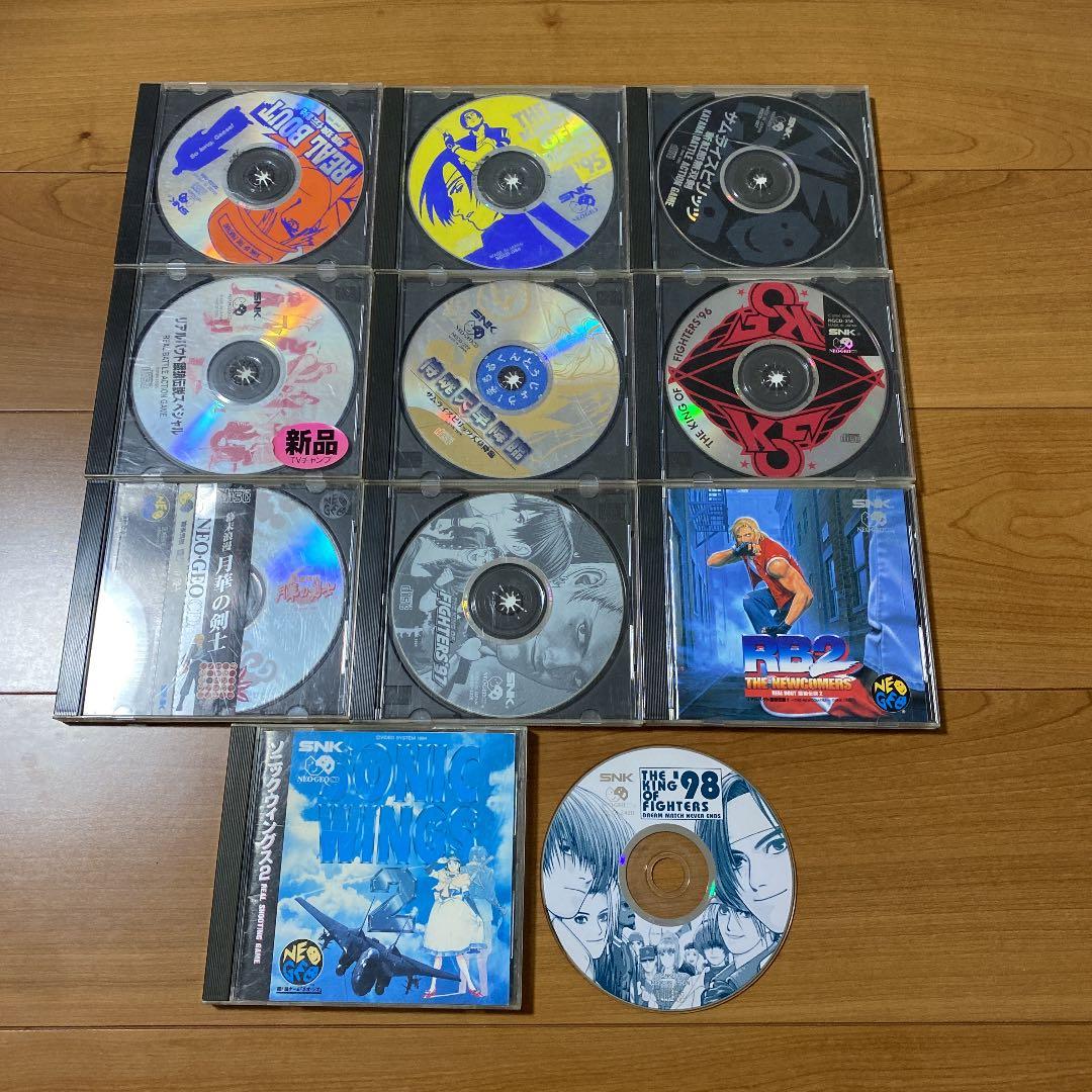 SNK ネオジオCDソフト 11枚 まとめ売り 中古品