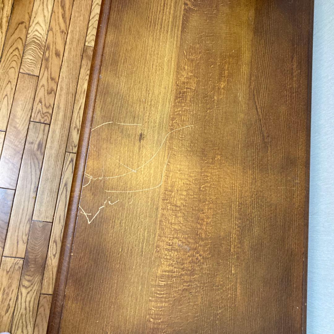 カリモク家具 オールドカリモク コロニアル 棚付 サイドテーブル 花台 木製