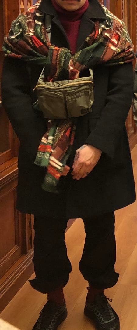 RARE‼️KAPITAL 縮絨ウール タータンアイヌHAPPYマフラー 完売