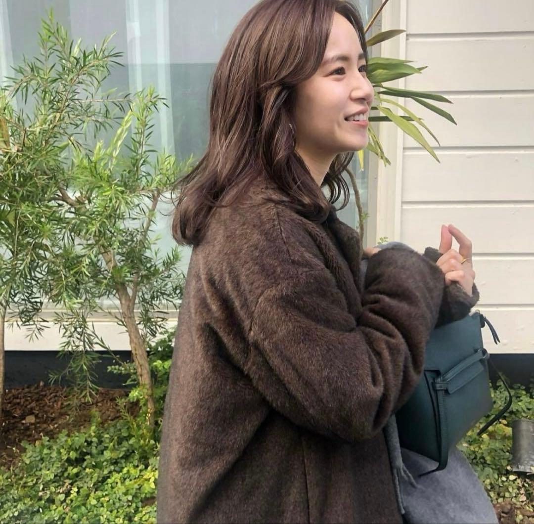 MUSE Deuxieme Class 定価6.9万 フェイクファーコート