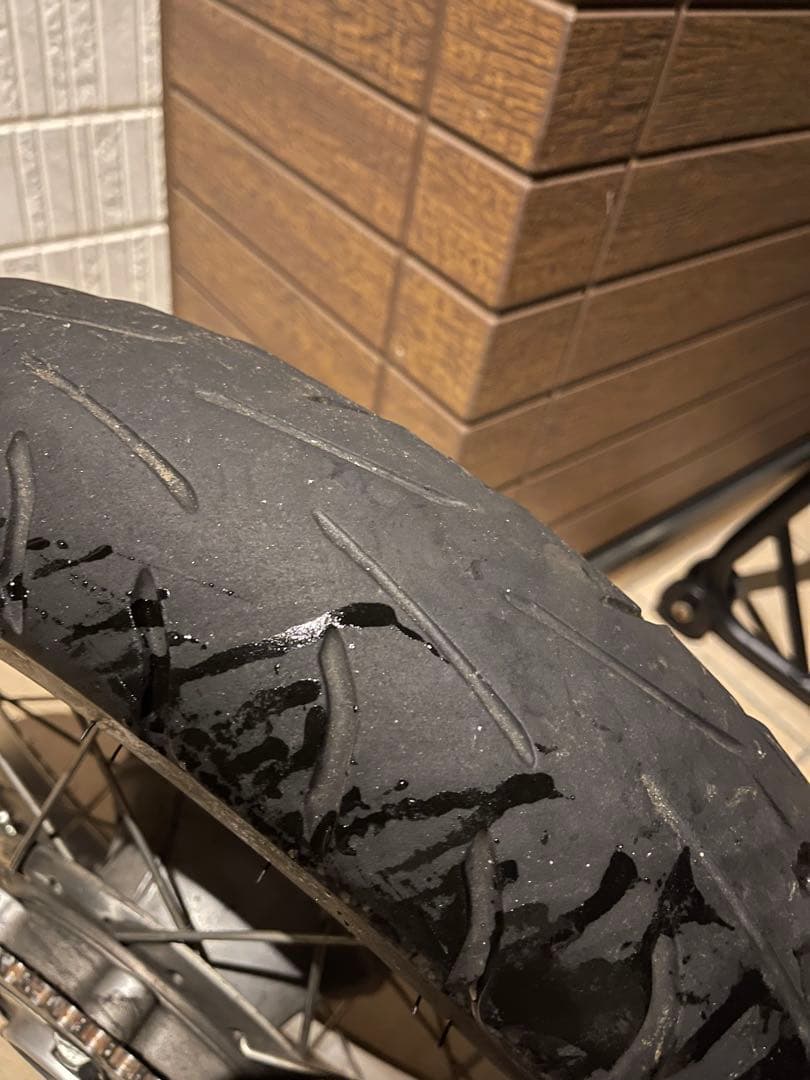 SR400 4型　リアホイール　XT500Oリング組み込み済み