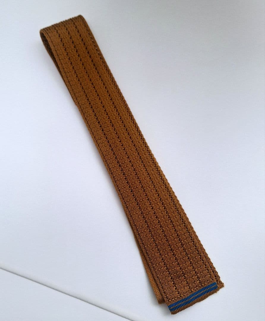 極美品　エルメス HERMES　ニットタイ　シルク