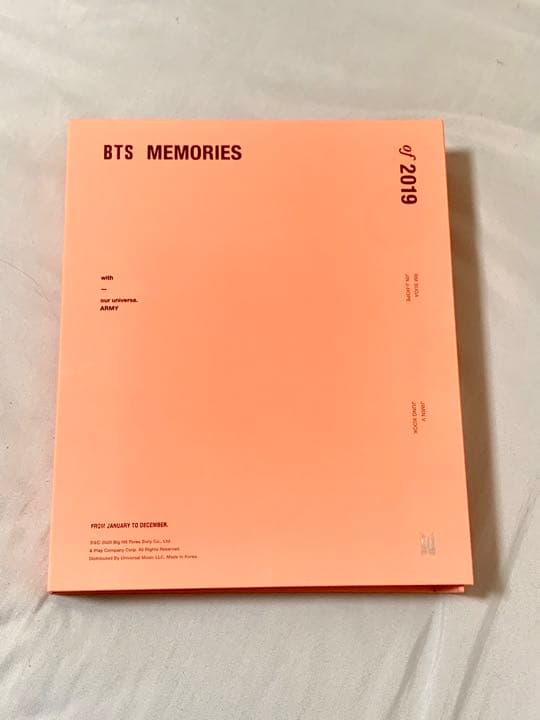 K-POP・アジア BTS MEMORIES OF 2019