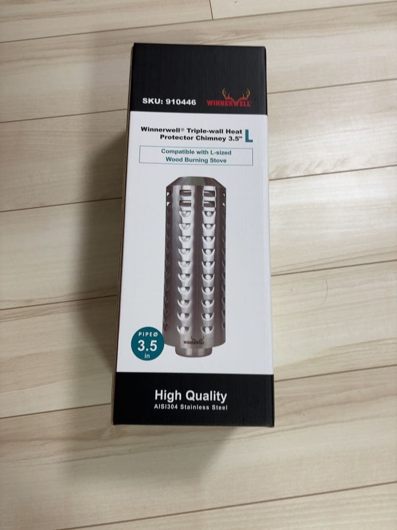 ウィンナーウェル ノマドビュー Lサイズ 89mm 三重煙突 ヒートプロテクター