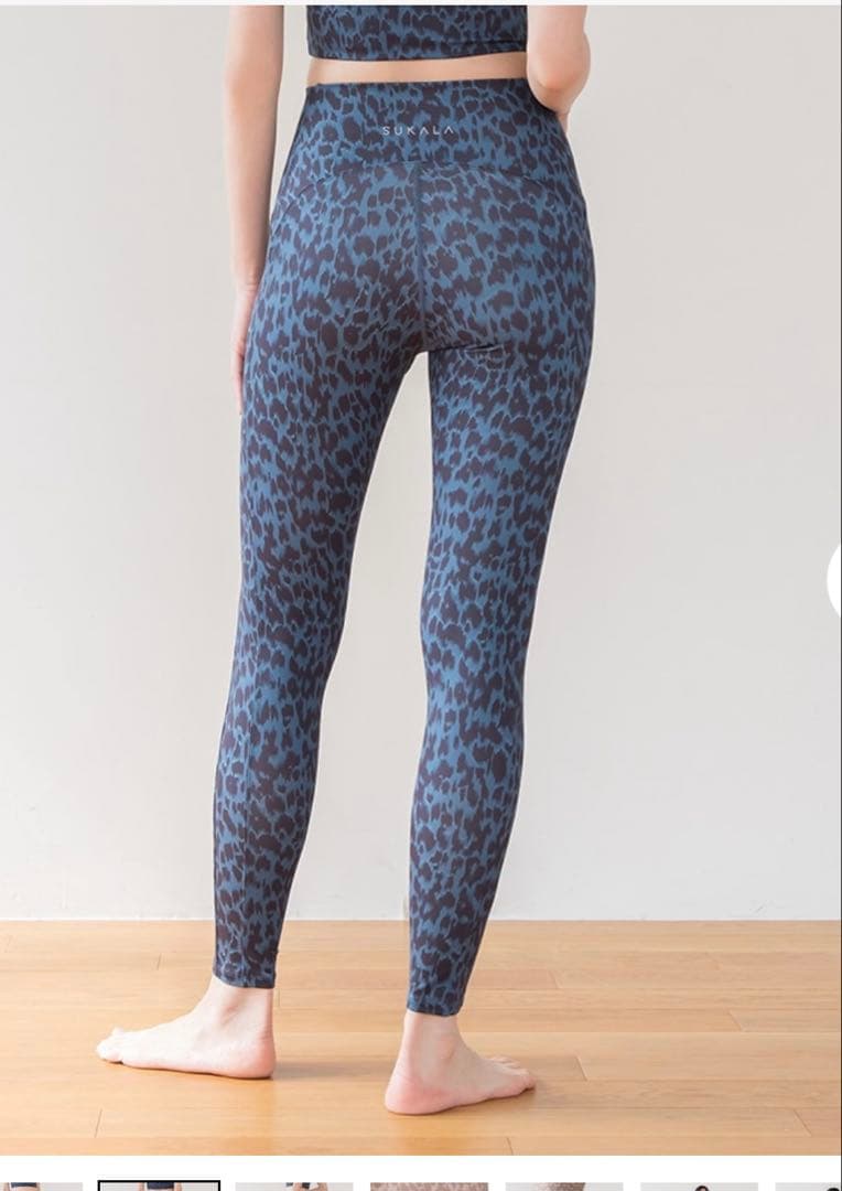 【SUKALA】レオパードプリントレギンス Mサイズ