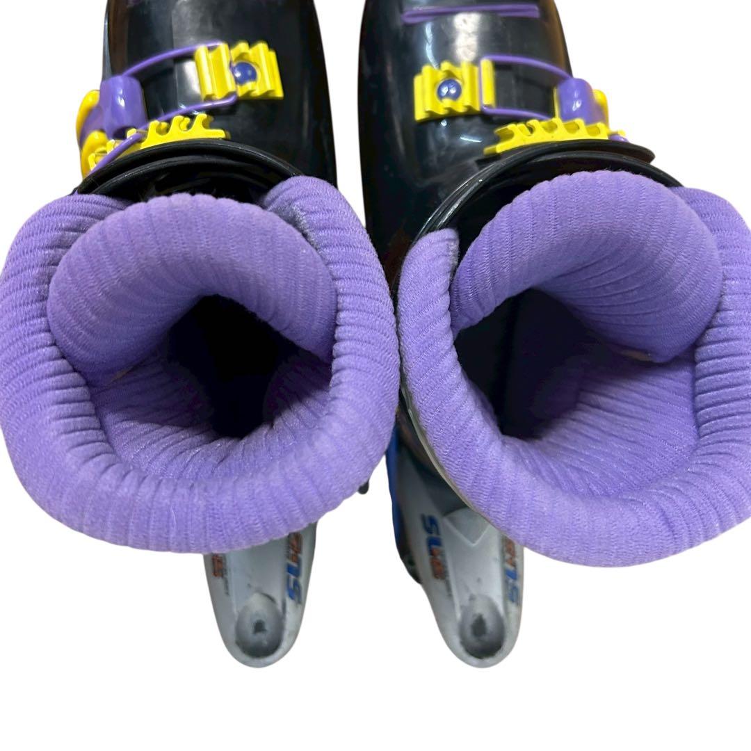 ⑩ジュニアスキー3点セット 板120cm/靴22cm/ストック 子供用フルセット