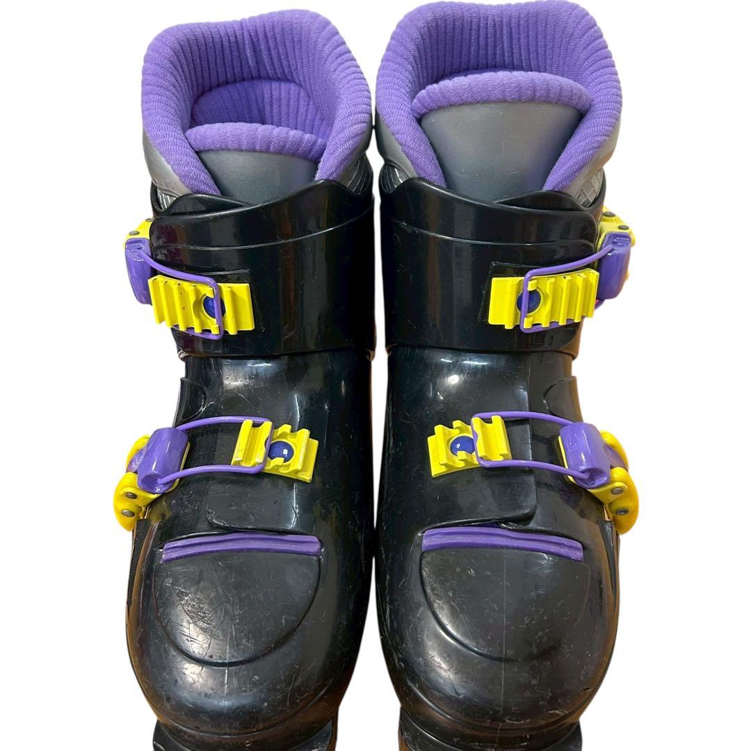 ⑩ジュニアスキー3点セット 板120cm/靴22cm/ストック 子供用フルセット