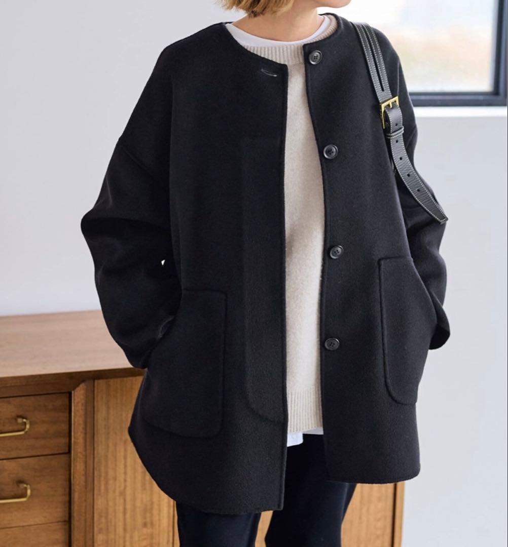 フレームワーク　ハミルトンリバークルーネックコート