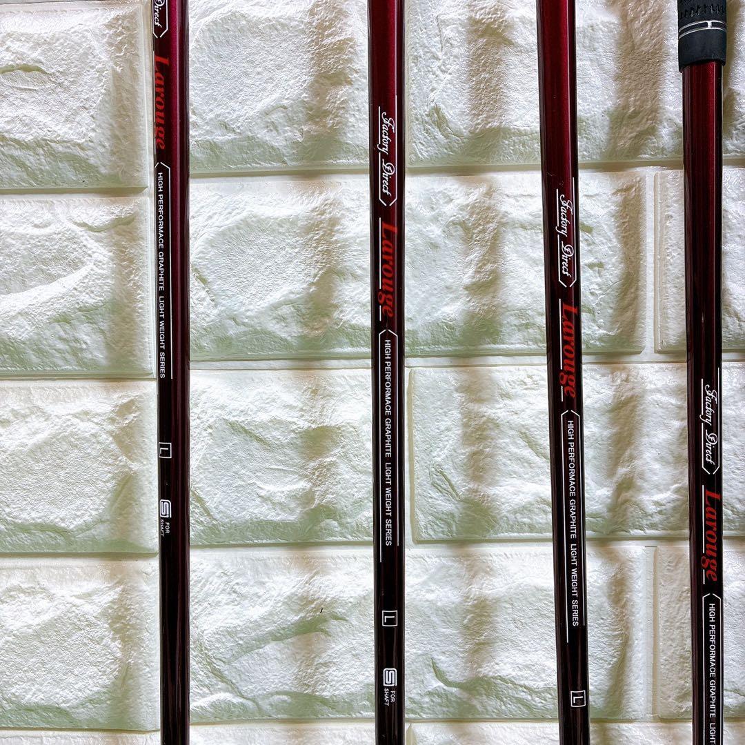 【希少品】レフティ レディース Larougeゴルフクラブ 8本 フレックスL