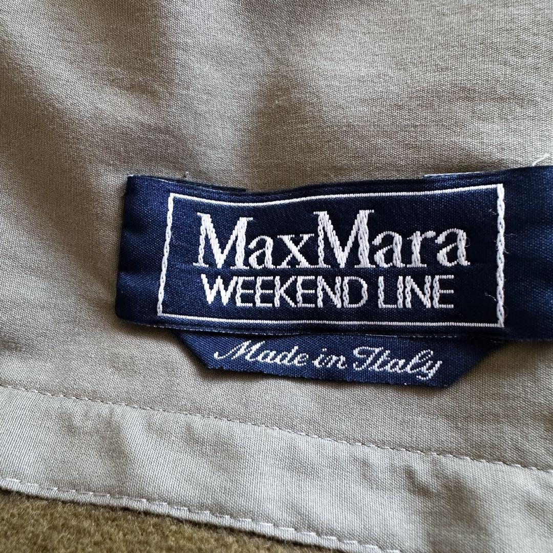 ウィークエンド マックスマーラ / ステンカラーコート カーキ ライナー付き