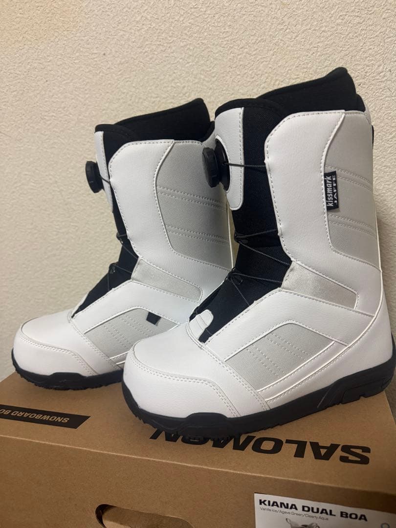 kissmark ジャフィ　ホワイト スノーボードブーツ ボアシステム