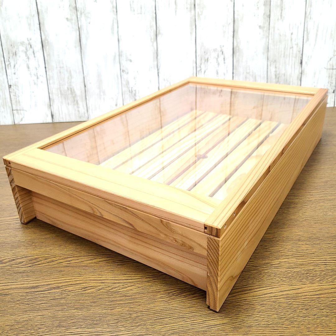 No2034【新品】 寿司ネタケース ネタ箱　目皿・アクリル蓋付【保冷剤付き】