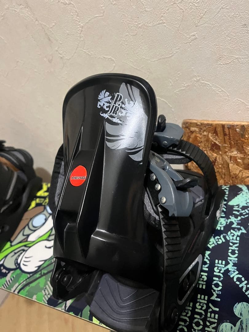 転びにくく安全に滑れるキッズボード！IGNIO 120cm HEADバインセット