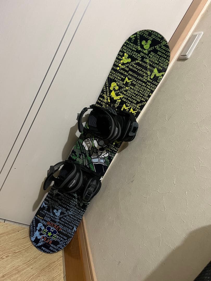 転びにくく安全に滑れるキッズボード！IGNIO 120cm HEADバインセット