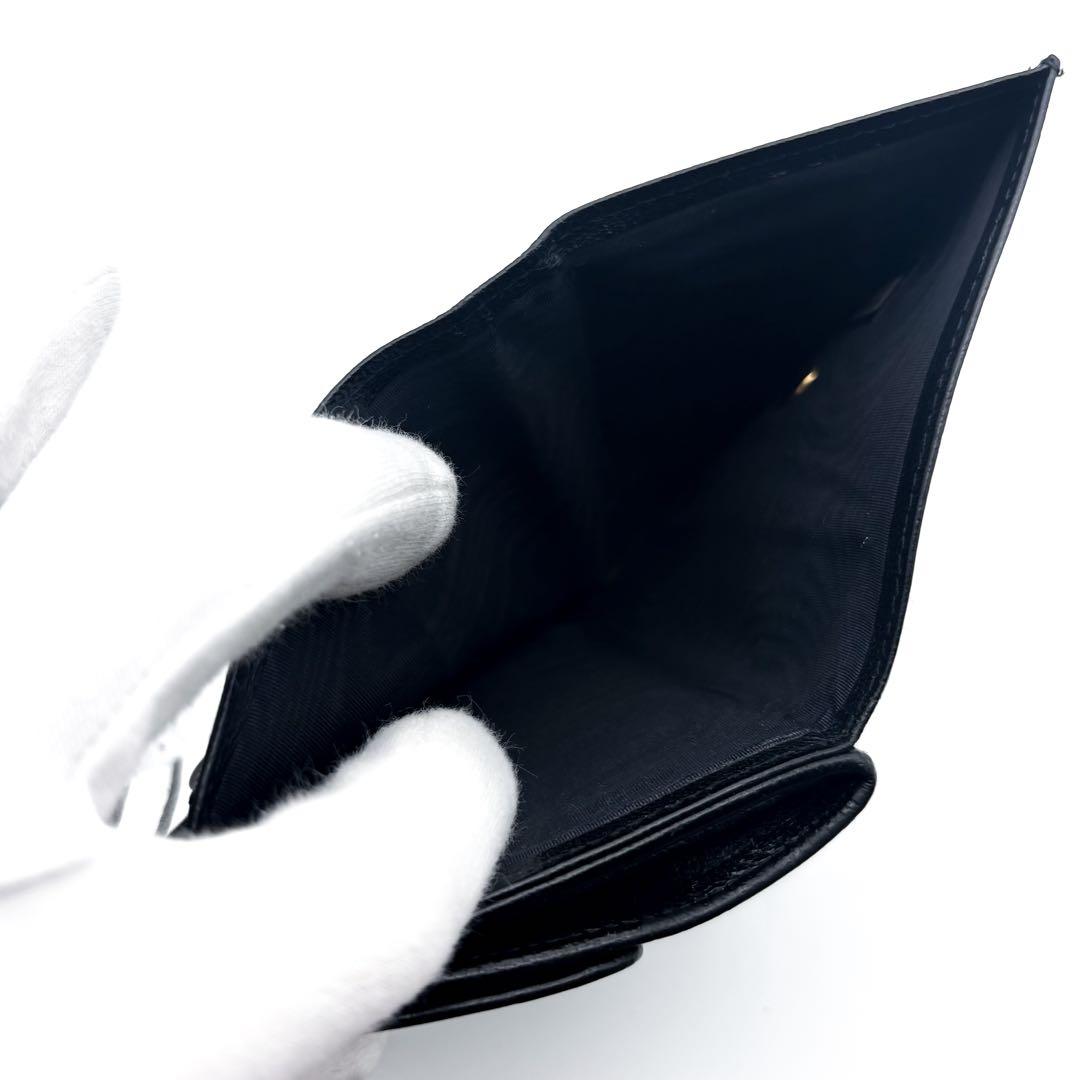 【極美品✨】シャネル CHANEL 財布 ココマーク Wホック 三つ折