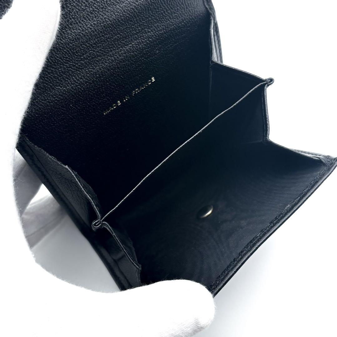 【極美品✨】シャネル CHANEL 財布 ココマーク Wホック 三つ折