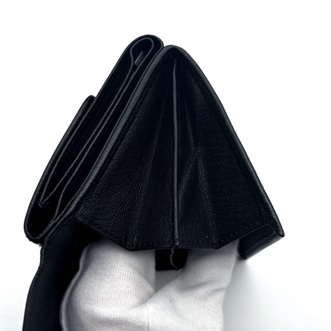 【極美品✨】シャネル CHANEL 財布 ココマーク Wホック 三つ折