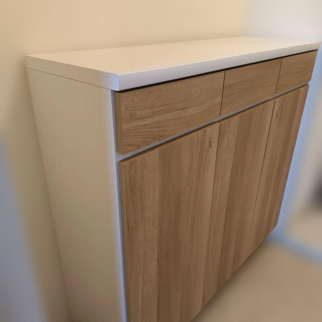 下駄箱　シューズボックス　引出しつき