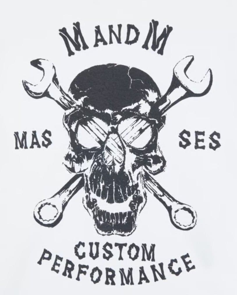 M&M×MASSES T-SHIRT SKULLWRENCH L/S ロンT