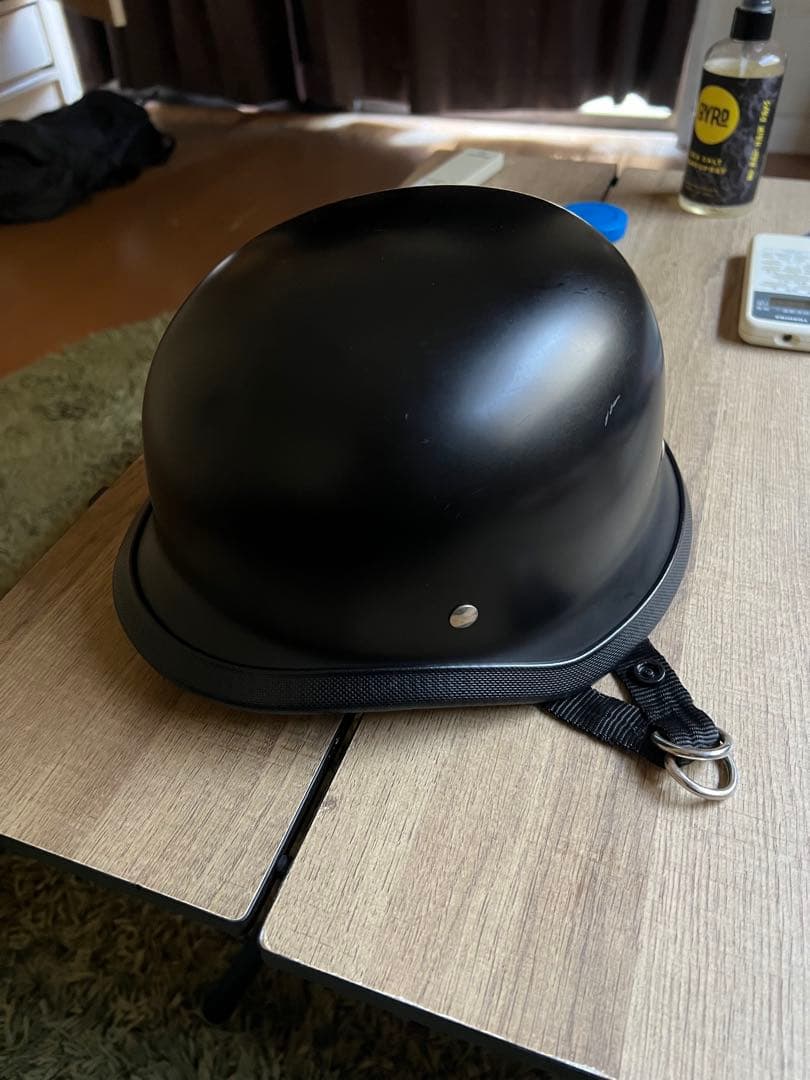 【TT&CO】ジャーマンヘルメット M/Lサイズ マットブラック