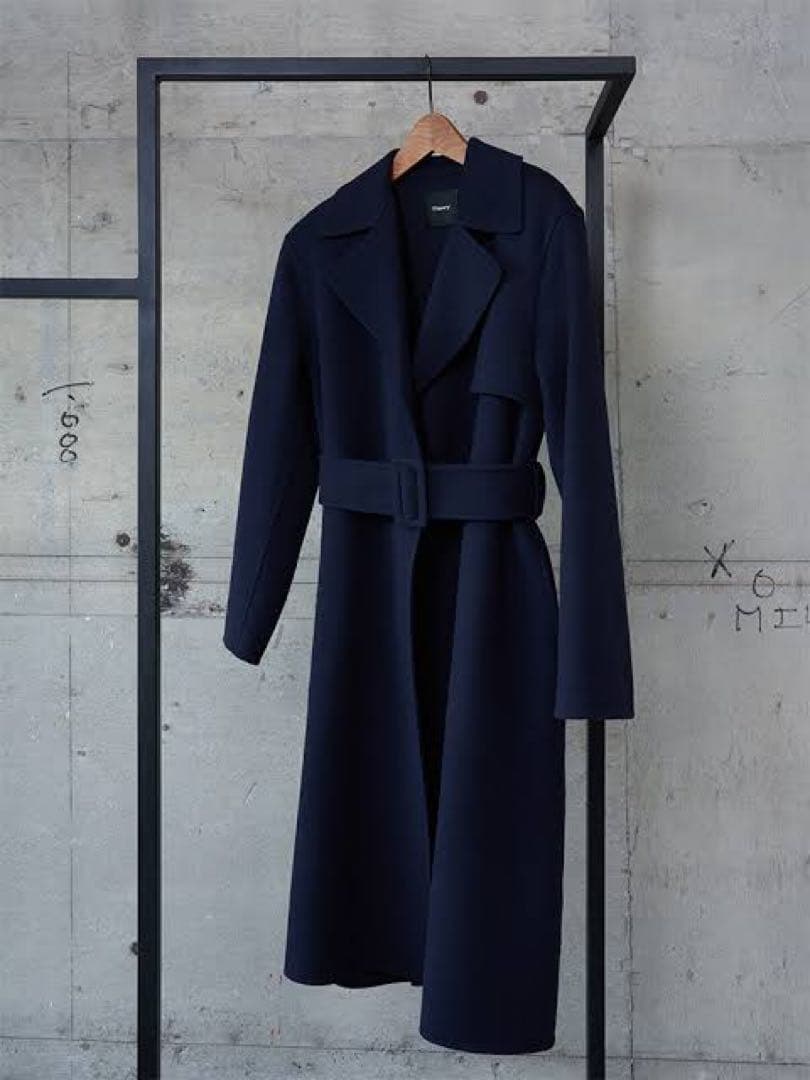 22AW セオリー　カシミヤ混ウールトレンチコート