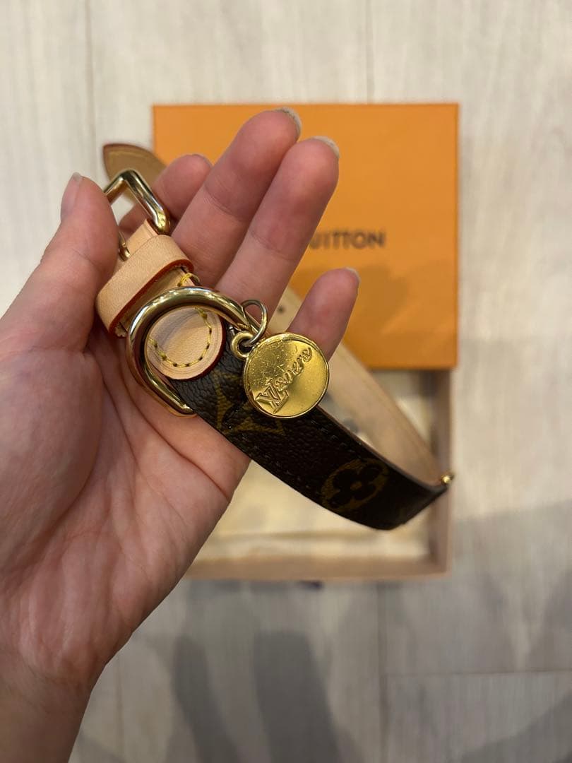 Louis Vuitton レザー首輪 ドックカラーMM