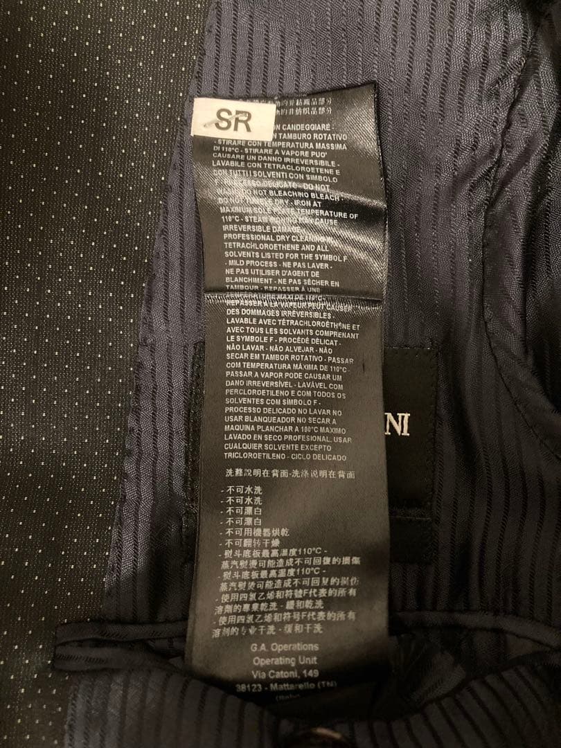 GIORGIO ARMANI ピンドットスーツ セット